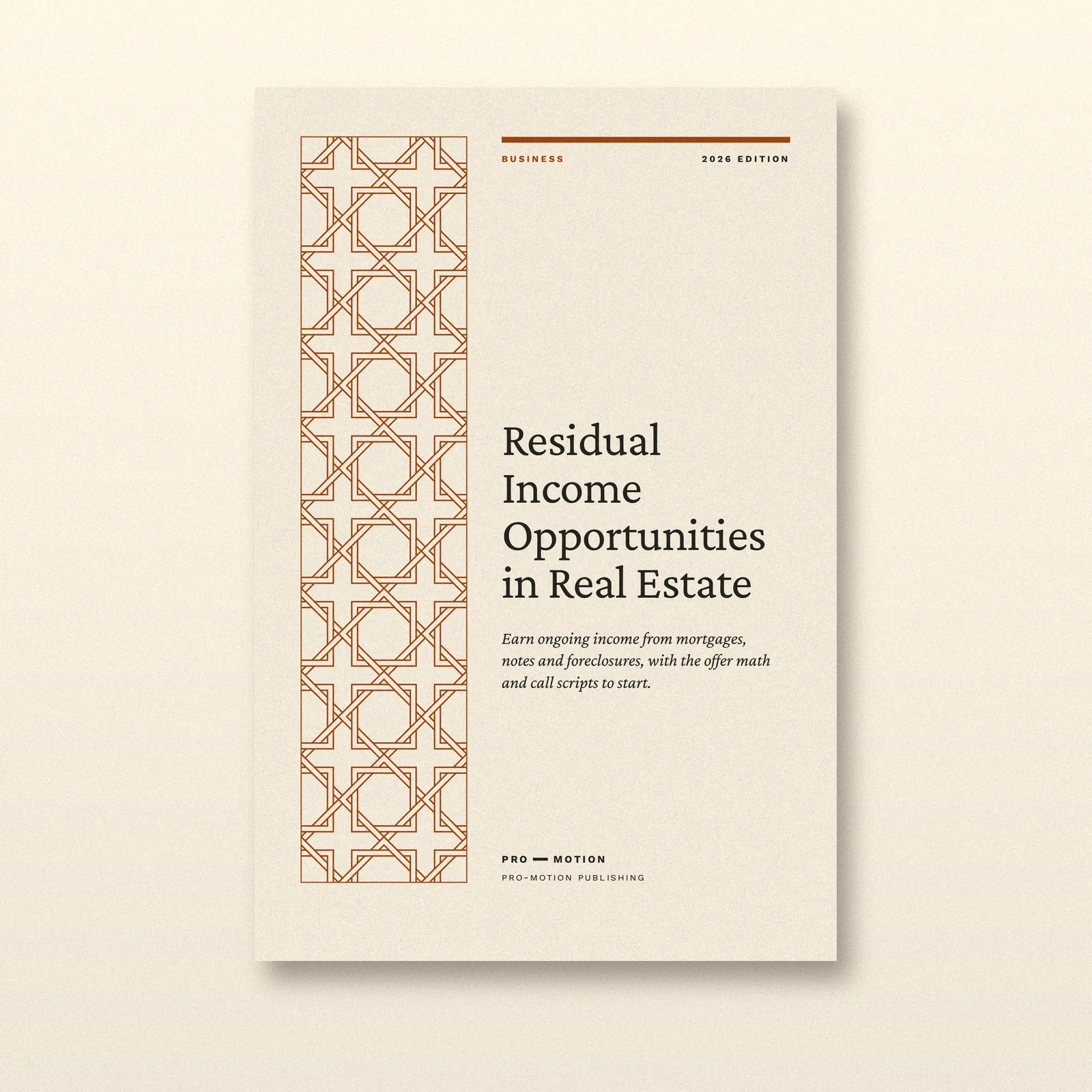 Cover of Residual Income Opportunities in Real Estate